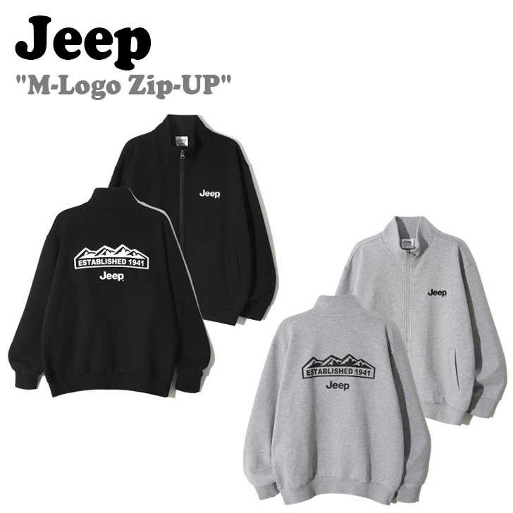 楽天市場 ジープ アウター Jeep メンズ レディース M Logo Zip Up マウンテン ロゴ ジップアップ Black ブラック Grey グレー Jn5tzu8bk Mg ウェア Balkon86 Ru