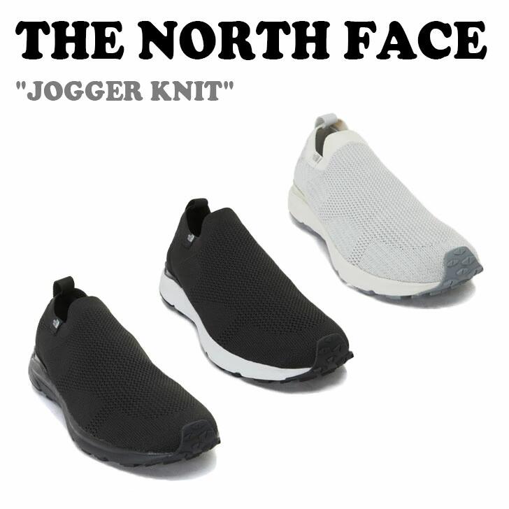 ノースフェイス スニーカー THE NORTH FACE メンズ レディース JOGGER KNIT ジョガー ニット REAL BLACK リアルブラック BLACK ブラック IVORY アイボリー NS93P04A/B/C シューズ|moremoa shop