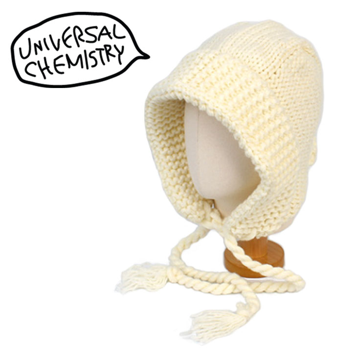 【SEVENTEENウォヌ着用】ユニバーサル ケミストリー バケットハット UNIVERSAL CHEMISTRY 正規販売店 Rope Knit Bonnet Hat ロープ ニット ボネットハット IVORY アイボリー 韓国帽子 韓国ボネットハット 人気ボネットハット 9365094307 ACC