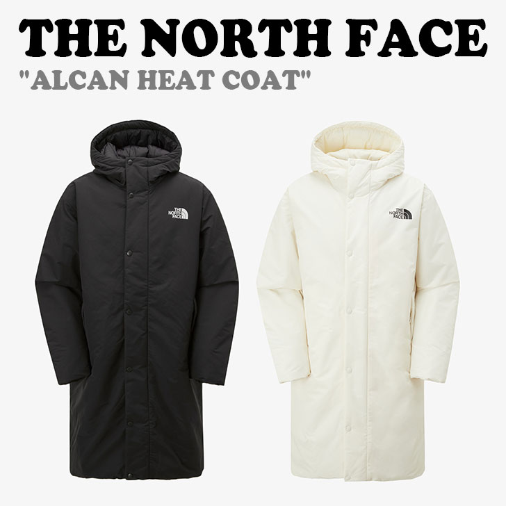 北の方人間の顔 落ちこむ上衣 THE NORTH FACE メンズ レディース ALCAN HEAT COAT パラフィン  熱気 厚地の外套 BLACK 黒いこと CREAM 皮膚軟化剤 NC3NP51J/NC3NP51K 御召しもの