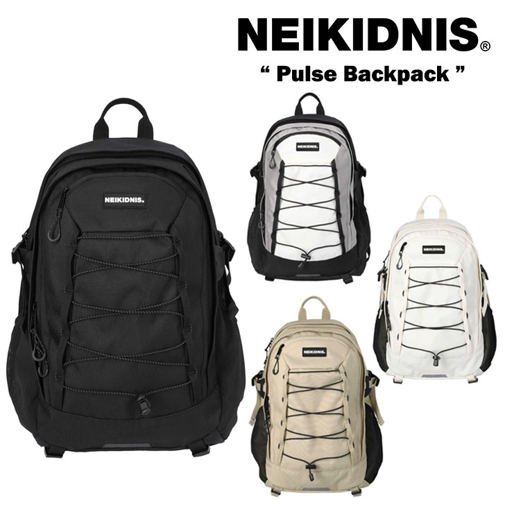 ネイキドニス 背嚢 NEIKIDNIS 置き目売りわたす店 Pulse Backpack 心臓の鼓動 うしろ側容器に並べる BLACK 黒いこと BEIGE ベージュ IVORY 象牙色 OREO オレオ 新学期背嚢 背嚢 新学期うしろ側容器に並べる デイパック NB45ABG030 御徒面子