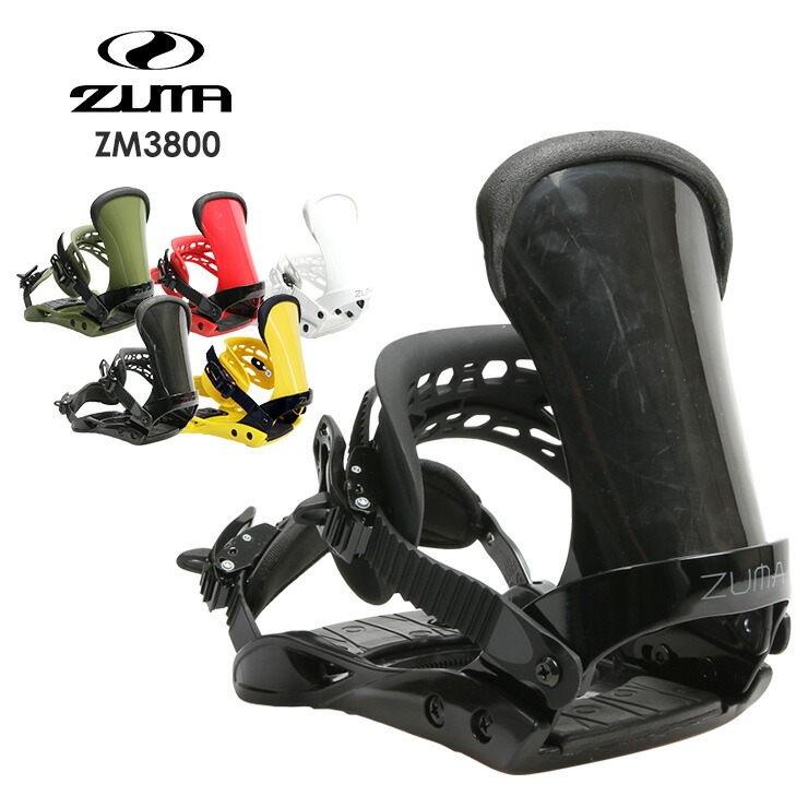 【楽天市場】ZUMA ツマ ZM3800 2019 スノーボード バインディング メンズ【モアスノー】：モアスノー