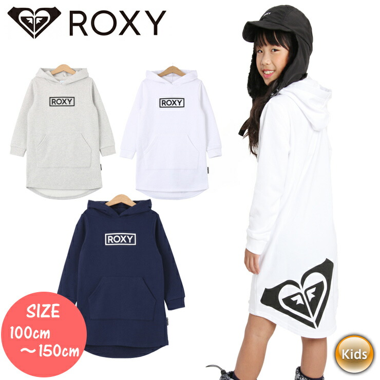 楽天市場 19 Roxy ロキシーmini Jivy Dress ワンピース 一枚でコーデ完成 フード ガールズ レディース キッズ ジュニア 子供 モアスノー モアスノー