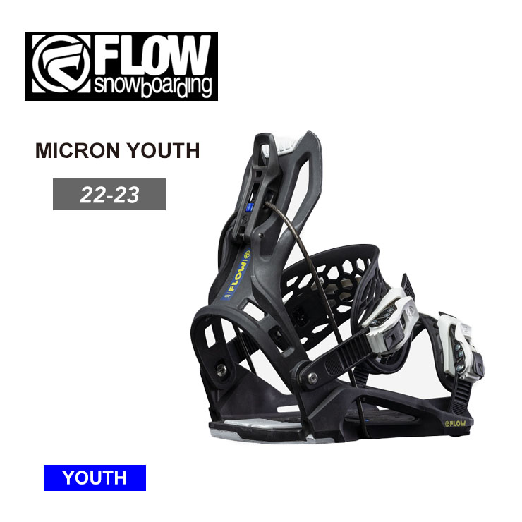 楽天市場】22-23 FLOW MICRON YOUTH ビンディング バインディング