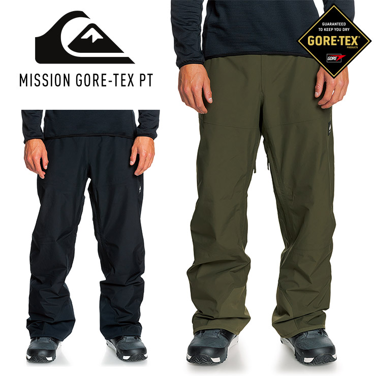 2022 QUIKSILVER クイックシルバー MISSION GORE-TEX PT ゴアテックスパンツ スノボー スノーボード ウェア スキー  魅力的な価格