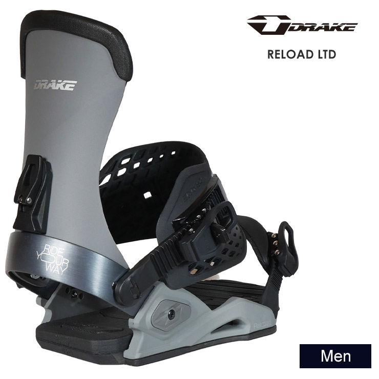 スノーボード 2023 DRAKE RELOAD JAPAN LTD BLACK GREY Amazon.co.jp: DRAKE RELOAD RELOAD Men's Snowboard Binding 23