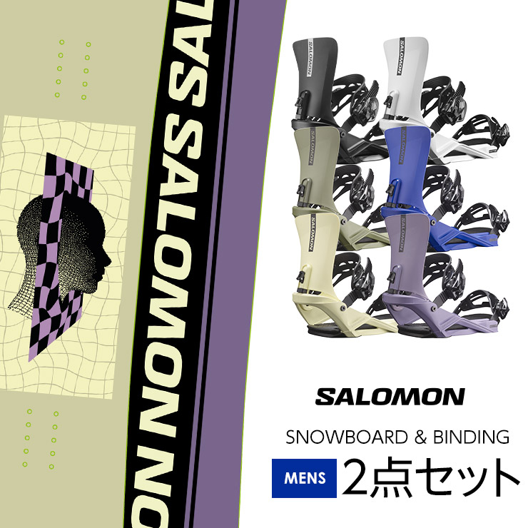 楽天市場】取付無料 SALOMON サロモン CRAFT クラフト スノーボード ＆ RHYTHM バインディング 2点セット 23-24 2024  メンズ : モアスノー