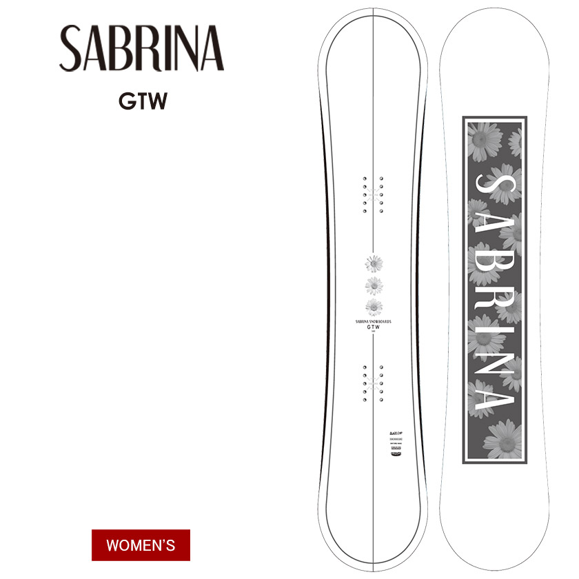 スノーボード4点セット SABRINA セットアイテム対象 SABRINA サブリナ スノーボード 板