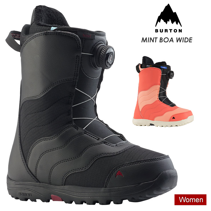 【23cm 】BURTON MINT BOA WIDE スノーボードブーツ 楽天市場】BURTON バートン MINT BOA WIDE ミントボアワイド 23