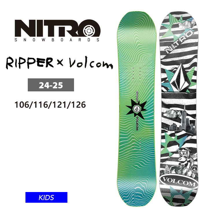 楽天市場】2021-2022年モデル NITRO SNOWBOARDS BEAST VOLCOM 151