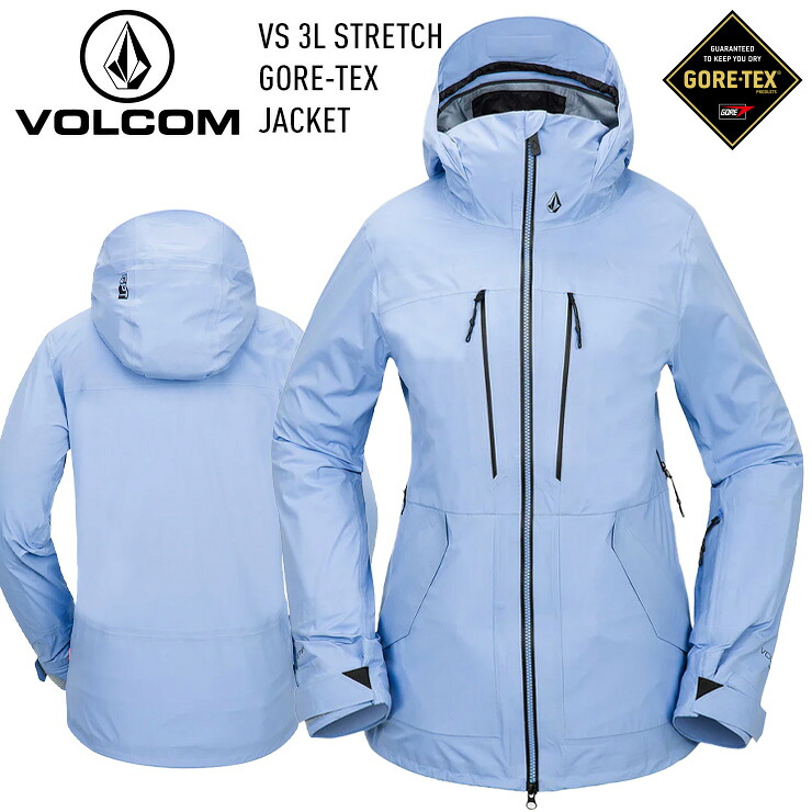 24-25 VOLCOM ボルコム VS 3L STRETCH GORE-TEX JACKET ストレッチ ゴアテックス ジャケット スノーボード スノボー ウェア H0652500 2025 【モアスノー】｜モアスノー