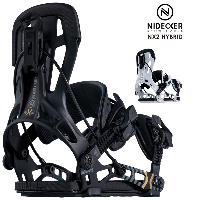 NIDECKER ナイデッカー NX2 HYBRID 25-26 2026 スノーボード ビンディング バインディング メンズ