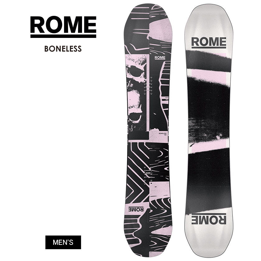 【無料ワックスサービス有】ROME ローム BONELESS ボンレス 25-26 2026 スノーボード 板 メンズ 43,296円