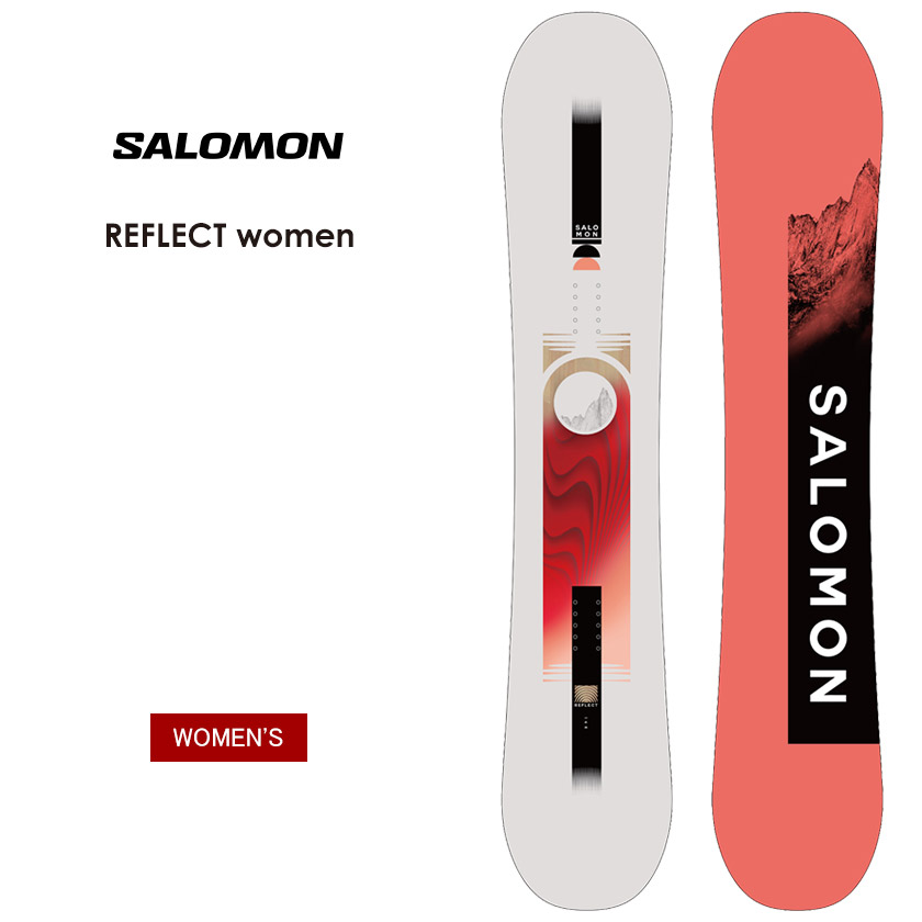 【無料ワックスサービス有】SALOMON サロモン REFLECT WOMEN リフレクトウーメン 25-26 2026 スノーボード 板 レディース ウーメンズ