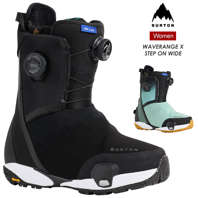 BURTON バートン Women's Waverange X Step On Wide ウェーブレンジエックス ステップオンワイド 25-26 2026 スノーボード ブーツ レディース ウーメンズ｜モアスノー
