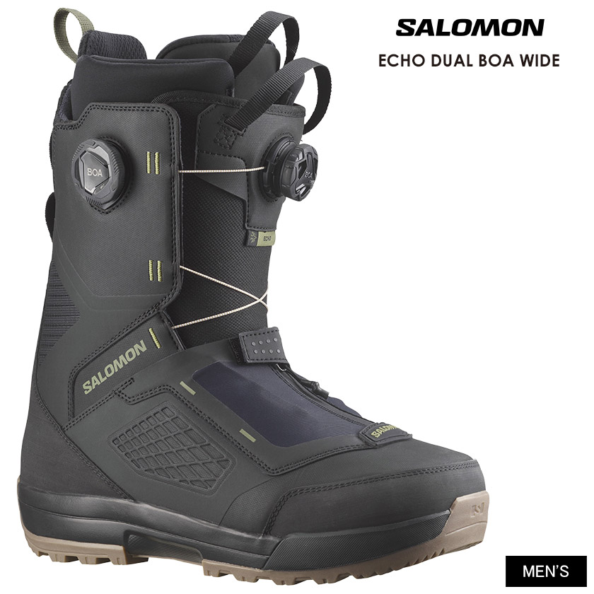 SALOMON サロモン ECHO DUAL BOA WIDE エコーデュアルボア 25-26 2026 スノーボード ブーツ メンズ