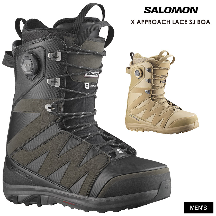 SALOMON サロモン X APPROACH LACE SJ BOA アプローチ ボア 25-26 2026 スノーボード ブーツ メンズ