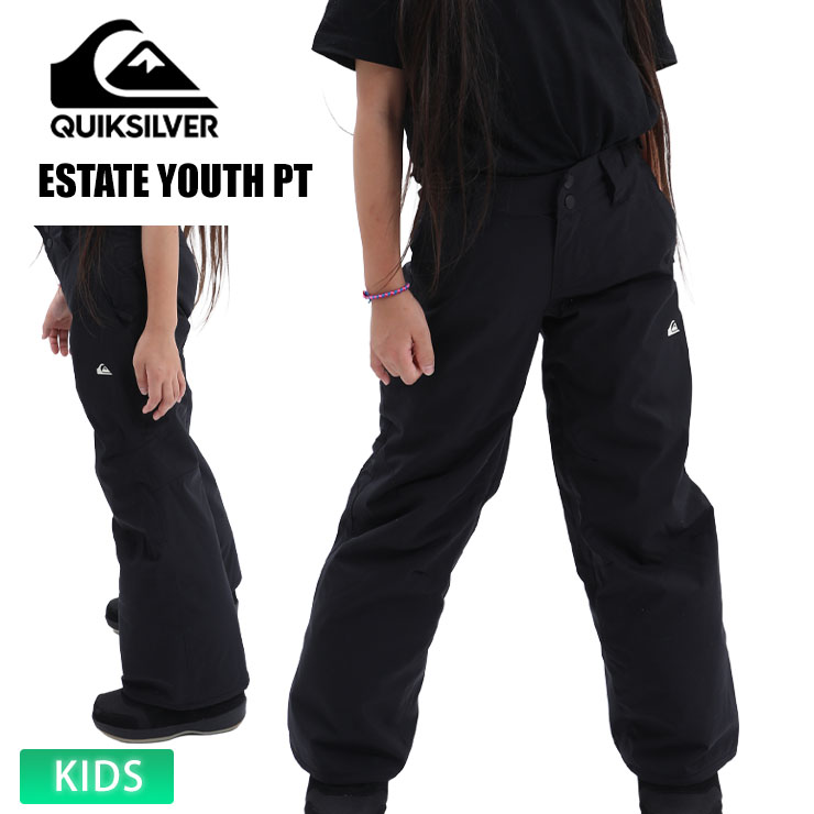 25-26 2026 QUIKSILVER クイックシルバーESTATE YOUTH PT スノーパンツ スノーボード キッズ ジュニア
