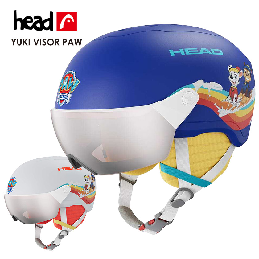 早期予約 HEAD ヘッド YUKI VISOR PAW ヘルメット キッズ ジュニア スノーボード バイザー付きヘルメット |モアスノー
