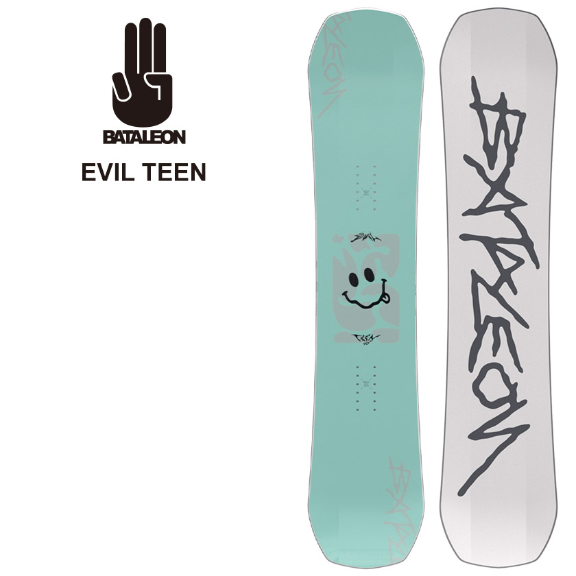 早期予約 【無料ワックスサービス有】26-27 2027 BATALEON バタレオン EVIL TEEN エビルティーン スノーボード 板 キッズ 子供|モアスノー