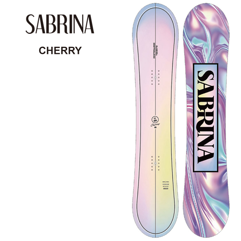 早期予約 【無料ワックスサービス有】26-27 2027 SABRINA サブリナ CHERRY チェリー スノーボード 板 キッズ 子供｜モアスノー
