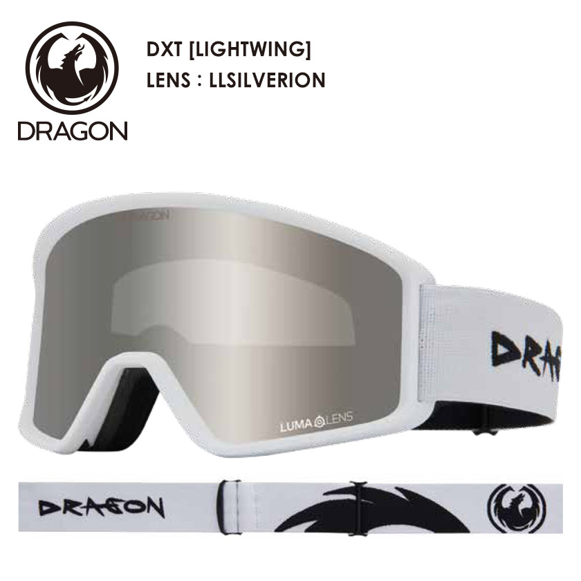 早期予約 26-27 2027 DRAGON ドラゴン DXT [LIGHTWING] LLSILVERION ゴーグル｜モアスノー