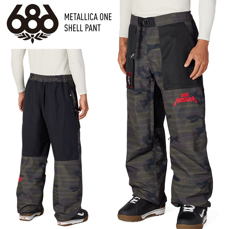 【早期予約】2027 686 シックスエイトシックス METALLICA ONE PANT メタリカ パンツ スノーボード スキー ウェア M6WN274 【モアスノー】｜モアスノー