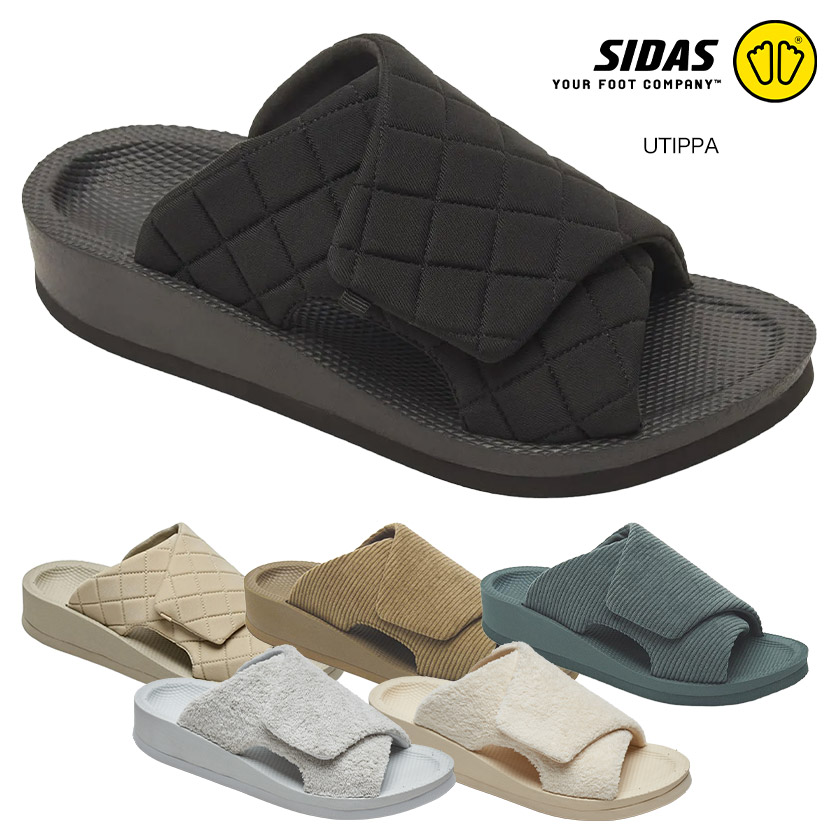 SIDAS シダス UTIPPA ウチッパ リカバリーフットウェア サンダル タウンユース【モアスノー】|モアスノー