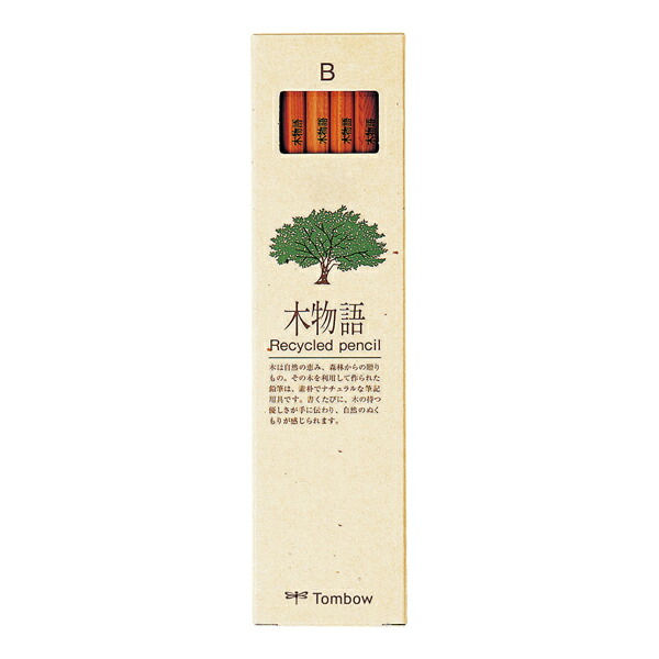 【まとめ買い】トンボ鉛筆　鉛筆　木物語　B　12ダース/24ダース　LA-KEAB