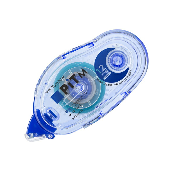【まとめ買い】トンボ鉛筆 テープのり ピットテープMS12 幅12.0mm×長さ11m 本体 10個/30個 PN-MS12