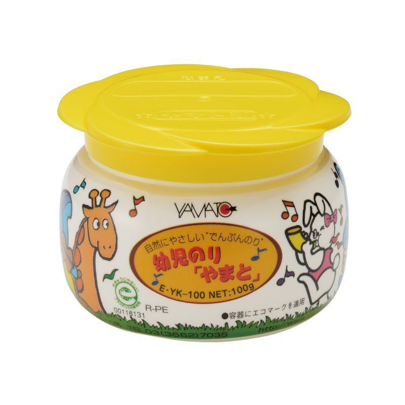 【まとめ買い】ヤマト　幼児のり「やまと」　100g　30個/90個/180個　E-YK-100｜事務蔵