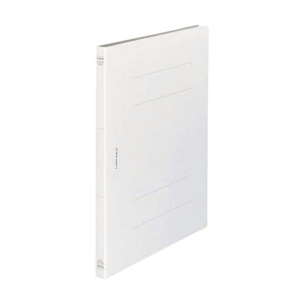 【まとめ買い】ライオン事務器　フラットファイル　樹脂金具　A4タテ型　無着色　50冊/100冊　A-511K-A4S(103-60)｜事務蔵