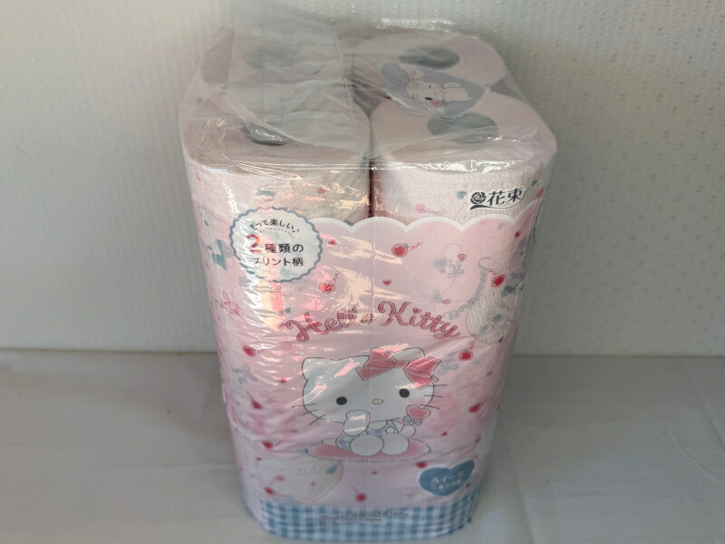 楽天市場】ハローキティ キャラクター トイレットペーパー ダブル（4