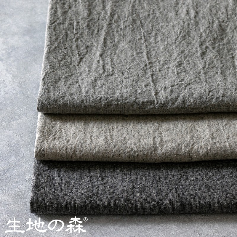 【楽天市場】生地の森 ラミーリネントップグレー25番手50cm単位 : 生地の森（リネン生地専門店）