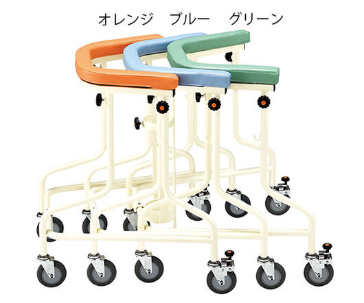介護用 歩行器 らくらくあるくん(R) ネスティング歩行器 ※代引き決済不可商品 車椅子 歩行補助 歩行器 在宅介護 施設 病院 クリニック 備品 自立歩行|もりもり健康堂店