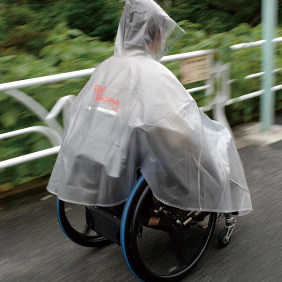 市場 あす楽 車椅子用レインコート Lサイズ 雨具 日本製 ポンチョ 雨ポンチョ