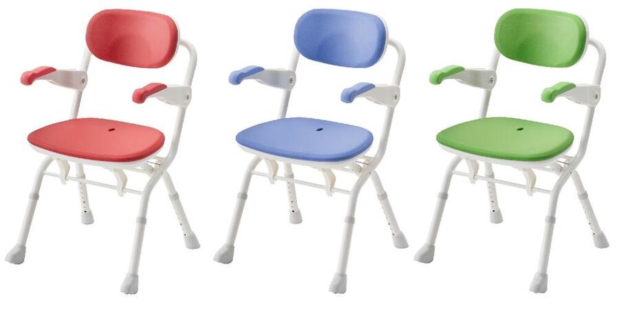 安寿 楽らく開閉シャワーベンチ Sフィット(幅が中くらいタイプ) 【介護用品】【入浴】【折りたたみ】【風呂椅子】【お風呂】【イス】