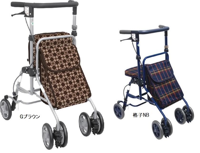 島製作所　フォルテライト　スタビリティーカー【シルバーカー】【コンパクト】【歩行】【介護用シルバーカー】｜もりもり健康堂店