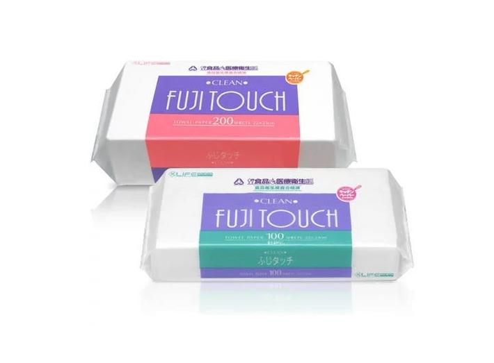 【ケース販売】ペーパータオル　ふじタッチクリーン【200枚入　30袋/1ケース】 【キッチンタオル】【医療・業務用/タオルペーパー】【医療衛生紙】