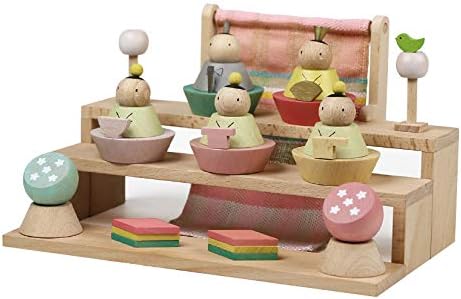 ひな人形 コンパクト プーカのひな人形 木製 ベーシック 620-225|キッズハウス もりもと