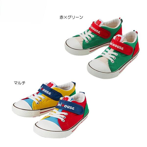 ＼2025新色追加／mikihouse(ミキハウス)キッズシューズ10-9473-680(16cm-20cm)子供靴 赤ちゃん 男の子 女の子 出産祝い プレゼント　キッズ スニーカー