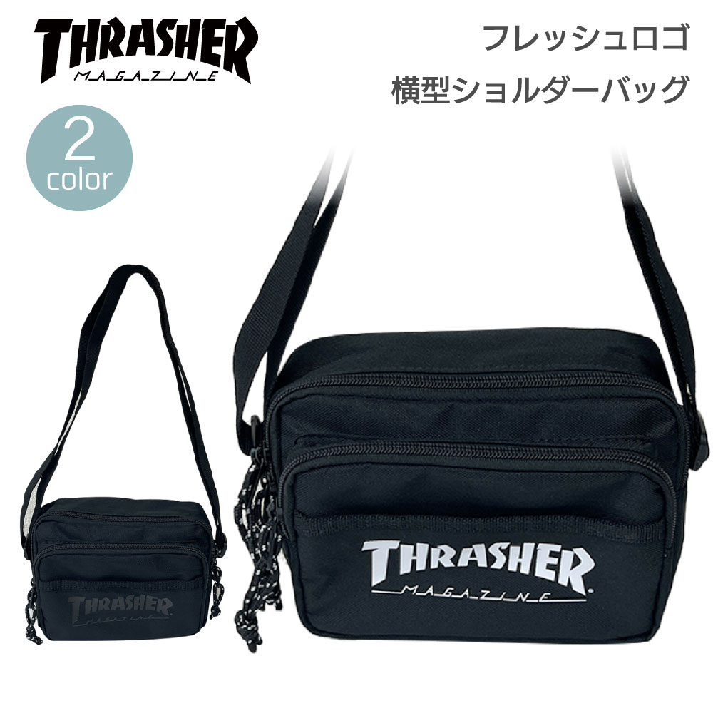 楽天市場】THRASHER スラッシャー フレッシュロゴ 横型 ショルダー