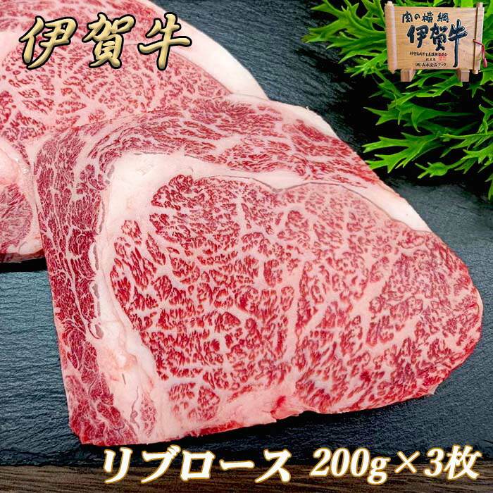 国産 黒毛和牛 【伊賀牛】BBQ キャンプ リブロースステーキ 200gx3枚 高級 三重県産 送料無料 お歳暮 お中元 母の日 父の日 贈答用 贈り物 夏ギフト 冬ギフト 肉ギフト 食材 肉 食べ比べ bbqセット｜伊賀牛専門店　精肉のもりなが