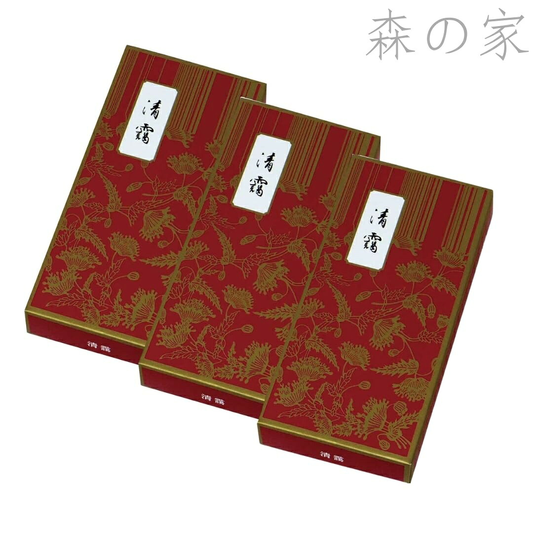 【送料無料】清靄 せいあい 紙箱 バラ詰 約100g 14cm 3箱セット|森の家