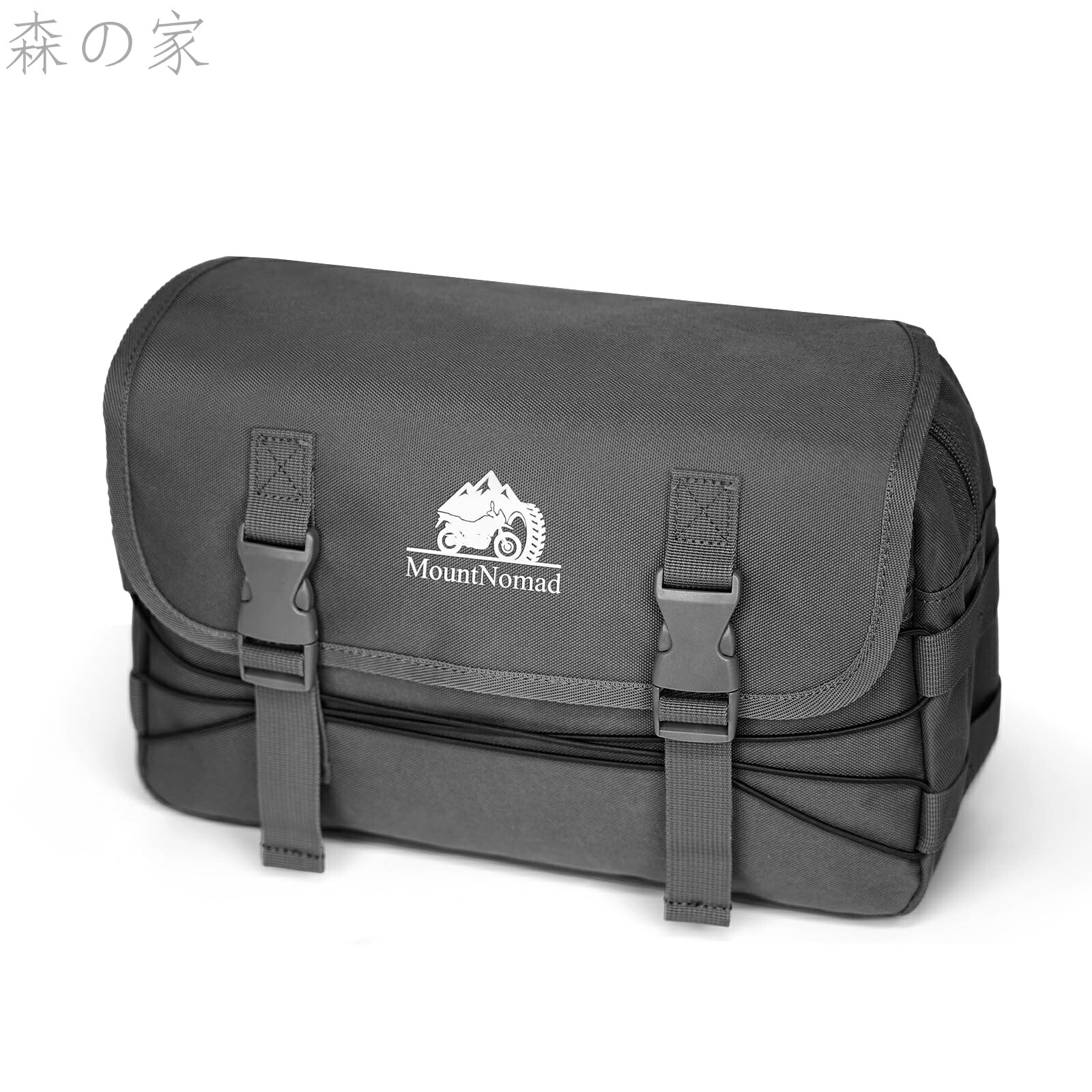【送料無料】バイク サイドバッグ サドルバッグ 汎用 6L サイドバック 大容量 ポリエステル1680デニール生地 耐久性 ツーリングバッグ 形崩れ防止 グレー 6,309円