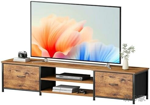 【送料無料】テレビ台 テレビボード 収納付き おしゃれ 幅150cm ローボード 引き出し付き オープンシェルフ 配線しやすい 高さ調整可能 アジャスター付き 1年保証｜森の家