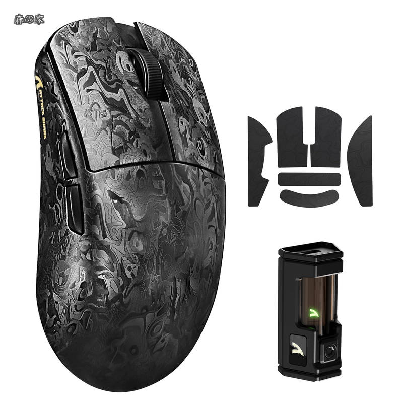 【貨物輸送無料】SHARK R11Ultra 黒羽 ワイヤレスゲーミングマウス 超軽さ49g 炭素衣料繊維 Nordic52840心付け 原相3950検知器 DPI42000 3流行り物繋ぎ合わせる Bluetooth 有線