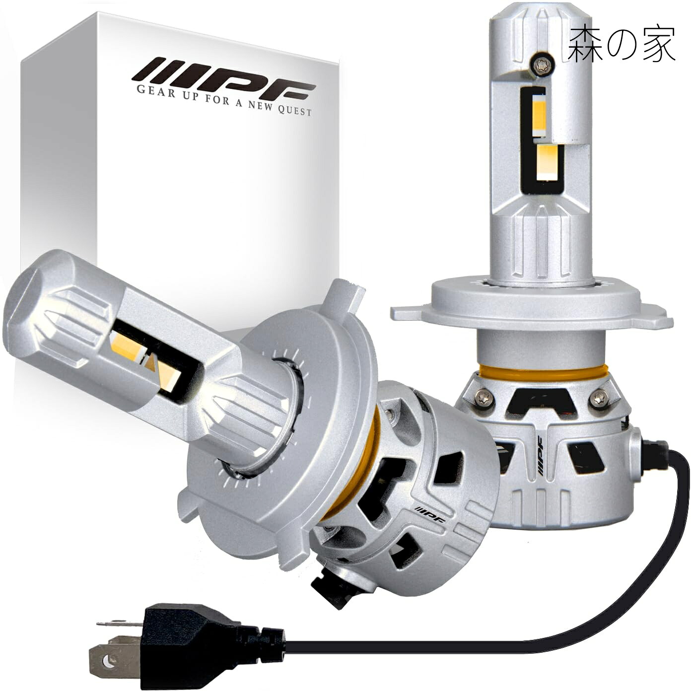 【貨物輸送無料】PF 前照燈 フォグランプ LED 車用 H4 Hi/Loうつり変わり 10000ルーメン/8000ルーメン ご機嫌力強さ 超ご機嫌lm遣りかたVer2 3000K 完全無欠色 ハロゲン色 12V24V兼用 2本入 新車検相応う １番ウッド社会的単位一体型 落ち居る気違い内蔵 ヒートパイプやとい入れる パウダーコンパクト大きさ 打っ付け飾り気の無い ロービー