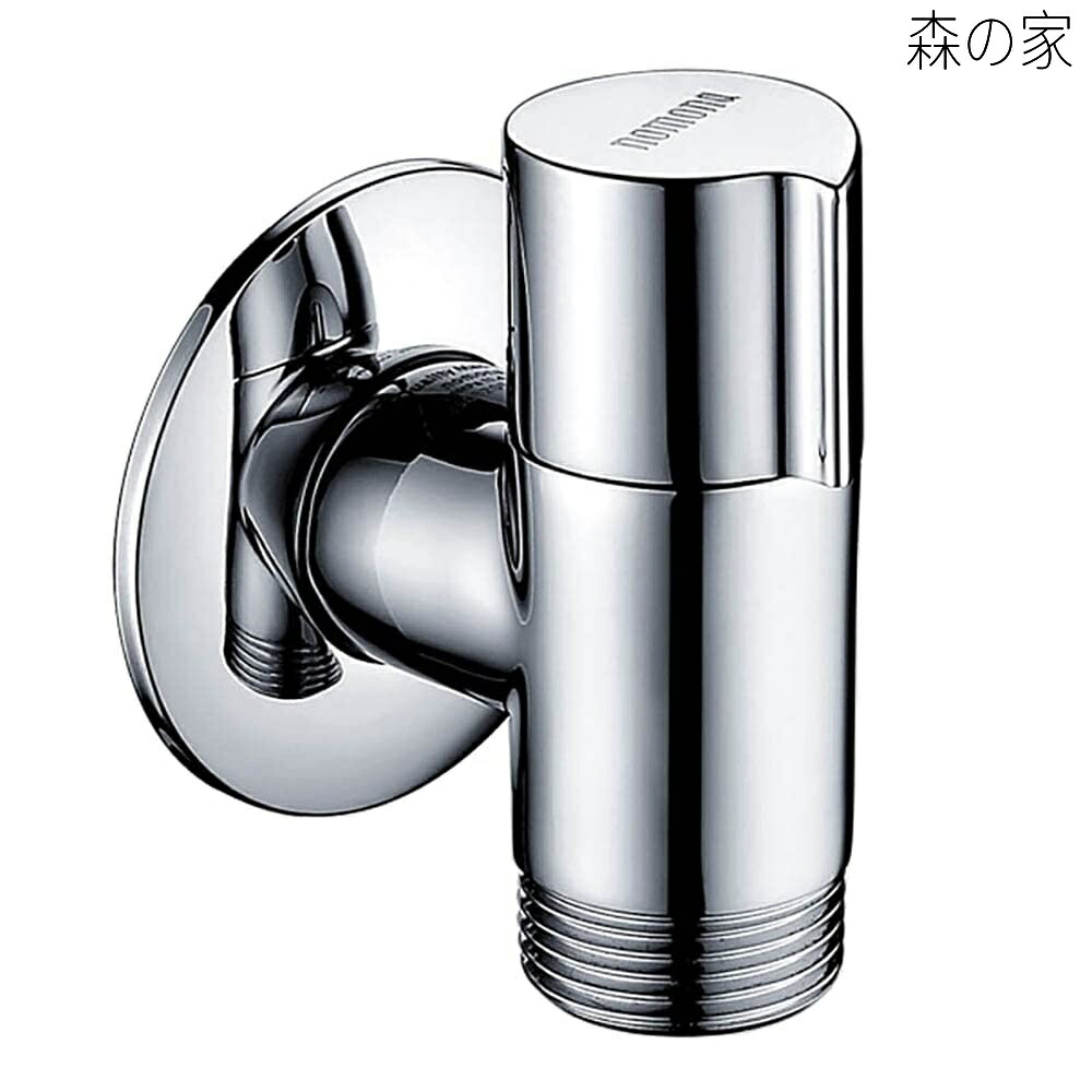 【貨物輸送無料】洗い濯ぎ機用アプライアンスバルブ、G1/2inからG3/4inのデバイス弁膜、食器洗い機用壁据え置き厚ソリッドブラスアングルバルブ、逆流押しとどめる器付き添い人お水弁膜(Cr)
