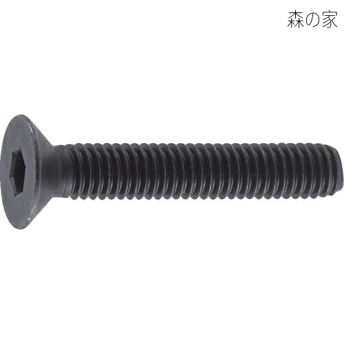 【貨物輸送無料】六角穴付皿雄捻子 黒染め 全螺旋釘 M8×16 30本入 B73-0816 × 10 【入れもの売りわたす】